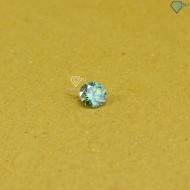 Đá Moissanite xanh size 6.0mm DM0007 - Kiểm định GRA