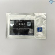 Đá Moissanite xanh size 6.0mm DM0007 - Kiểm định GRA