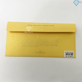 Đá Moissanite xanh size 6.0mm DM0007 - Kiểm định GRA