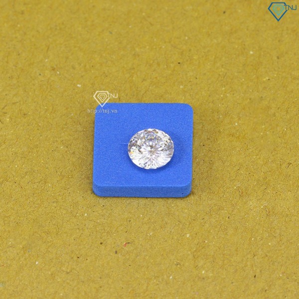 Đá Moissanite size 7.0mm và 161 giác cắt DM0009