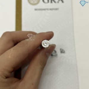 Đá Moissanite size 7.0mm và 161 giác cắt DM0009