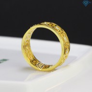 Nhẫn bạc nam kim tiền xi mạ vàng 18k  NNA0304-XV