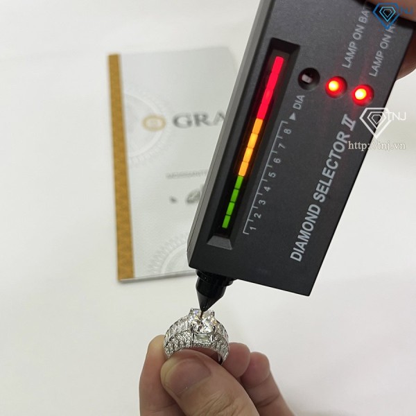 Nhẫn nam đính kim cương Moissanite 10mm - Kiểm định GRA NNAM0010 - Trang sức TNJ