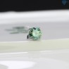 Bông tai nam đính kim cương Moissanite xanh 6mm BTAM0003