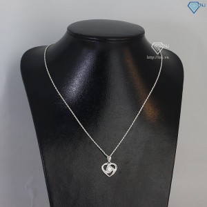 Quà sinh nhật dây chuyền kim cương Moissanite cho nữ hình trái tim 6.0mm DCNM0007 - Trang sức TNJ