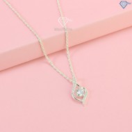 Quà tặng sinh nhật dây chuyền nữ Moissanite trái tim DCNM0009