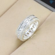 Nhẫn bạc nam tròn full đá đẹp NNA0462 - Trang sức TNJ