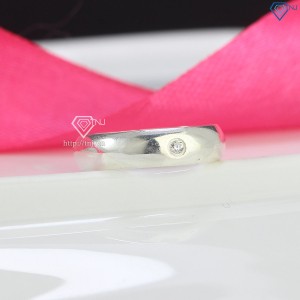 Nhẫn bạc nam đeo ngón út đơn giản NNA0476 - Trang sức TNJ