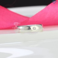 Nhẫn bạc nam đeo ngón út đơn giản NNA0476 - Trang sức TNJ