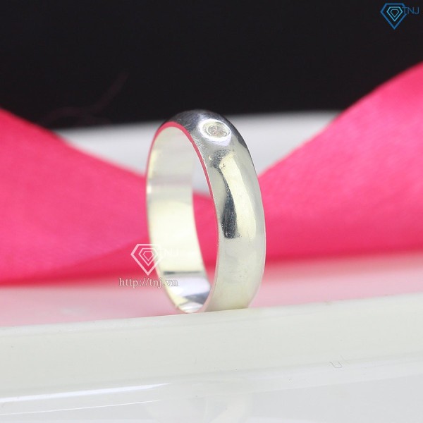 Nhẫn bạc nam đeo ngón út đơn giản NNA0476 - Trang sức TNJ
