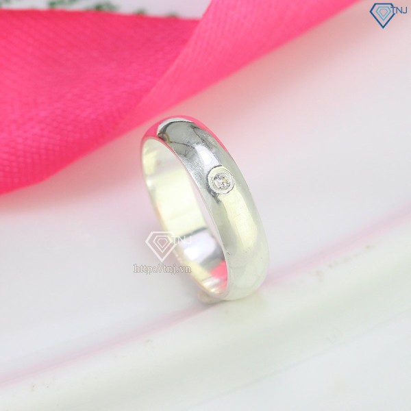 Nhẫn bạc nam đeo ngón út đơn giản NNA0476 - Trang sức TNJ