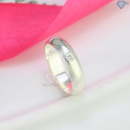 Nhẫn bạc nam đeo ngón út đơn giản NNA0476 - Trang sức TNJ