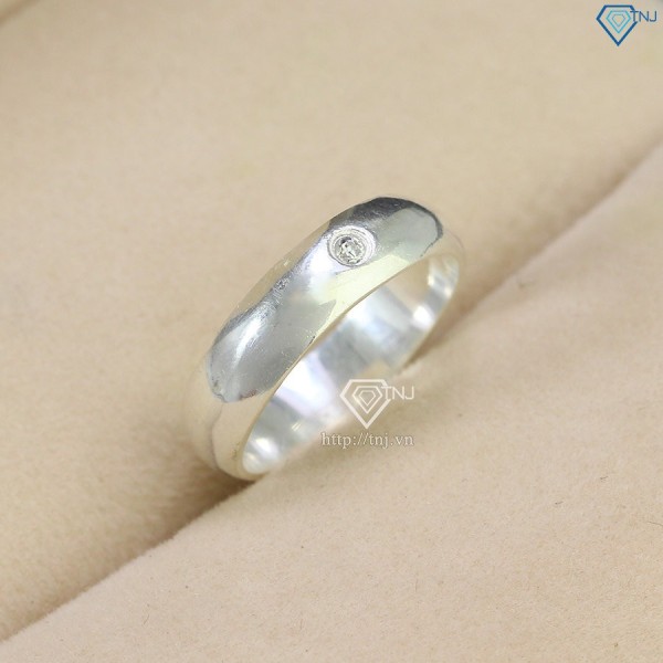 Nhẫn bạc nam đeo ngón út đơn giản NNA0476 - Trang sức TNJ
