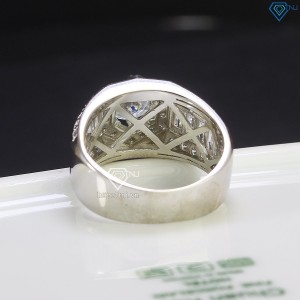 Nhẫn nam kim cương nhân tạo 6.5mm - Kiểm định GRA NNAM0022 - Trang sức TNJ