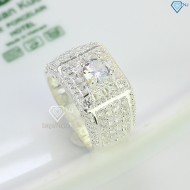 Nhẫn nam Hà Nội bằng bạc giá rẻ NNA0470 - Trang sức TNJ