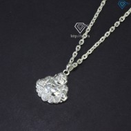 Dây chuyền mặt Phật Di Lặc bằng bạc cho nam DCA0119