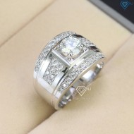 Nhẫn kim cương Moissanite nam bản to 7.0mm - Kiểm định GRA NNAM0029 - Trang sức TNJ