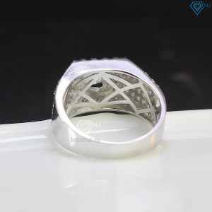 Nhẫn nam Moissanite đính kim cương 5.5mm - Kiểm định GRA NNAM0032 - Trang sức TNJ