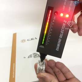 Nhẫn bạc nam hình rồng đính kim cương Moissanite 5.0mm - Kiểm định GRA NNAM0037 - Trang sức TNJ