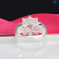 Nhẫn bạc nữ bản to hình bông hoa NN0266 - Trang Sức TNJ