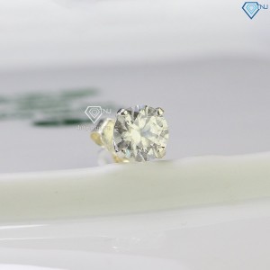 Bông tai Moissanite nam kim cương 6mm BTAM0012 - Trang Sức TNJ