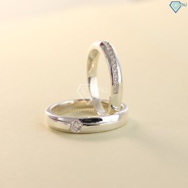 Nhẫn đôi bạc nhẫn cặp bạc đẹp ND0389 - Trang Sức TNJ