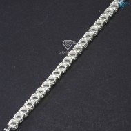 Lắc tay Tennis bạc cho nam đính đá 5mm LTA0112 - Trang Sức TNJ