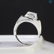 Nhẫn bạc nam đơn giản đính đá cao NNA0517 - Trang Sức TNJ