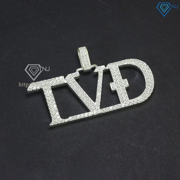 Mặt dây chuyền nam đính đá theo yêu cầu DCA0184