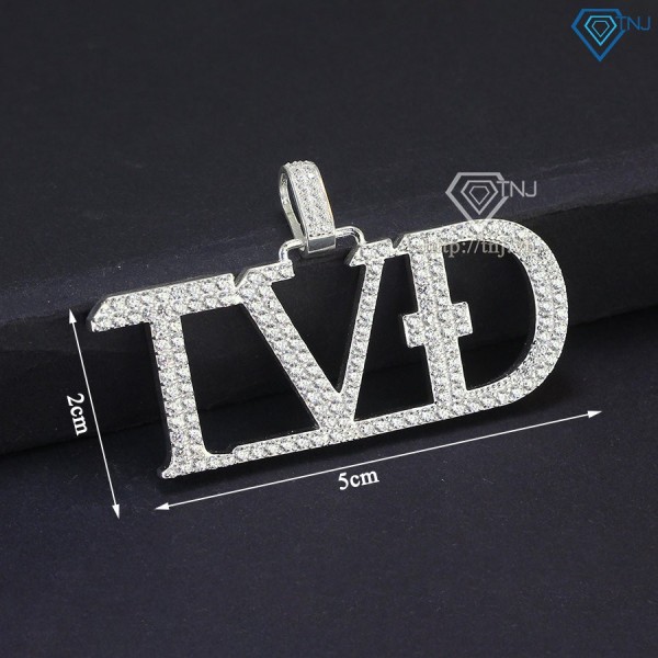 Mặt dây chuyền nam đính đá theo yêu cầu DCA0184