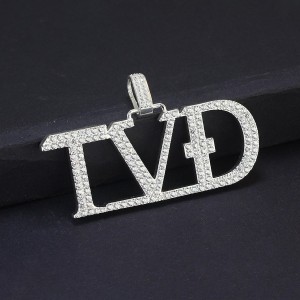 Mặt dây chuyền nam đính đá theo yêu cầu MDCA0005