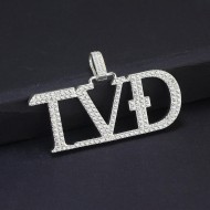 Mặt dây chuyền nam đính đá theo yêu cầu MDCA0005