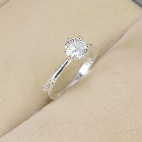 Nhẫn bạc nữ đơn giản giá rẻ NN0417