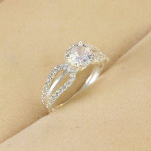 Nhẫn bạc nữ cách điệu giá rẻ NN0422