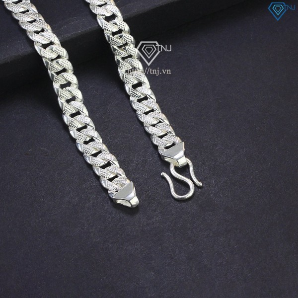 Tặng quà sinh nhật cho nam lớn tuổi dây chuyền mắt xích nam DCK0025