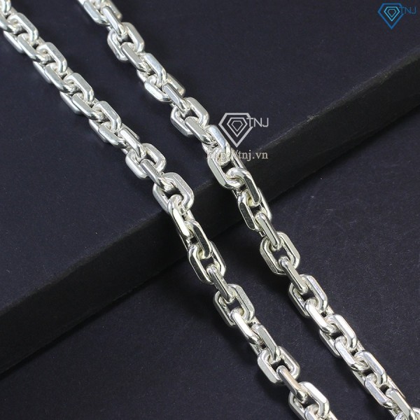 Dây chuyền bạc nam mắt xích trọng lượng 1.8 cây DCK0107