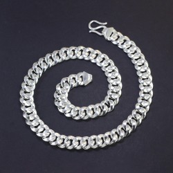 Dây chuyền bạc nam mắt xích bản to 3.6 cây DCK0111