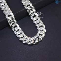 Dây chuyền bạc nam mắt xích bản to 3 cây DCK0111