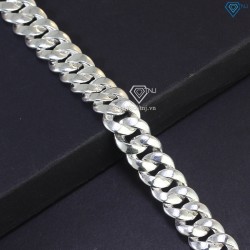 Dây chuyền bạc nam mắt xích bản to 3 cây DCK0111