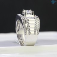 Nhẫn nam kim cương nhân tạo Moissanite đẹp 6.5mm - Kiểm định GRA NNAM0065 - Trang sức TNJ
