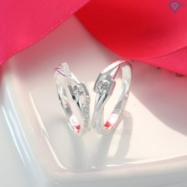 Nhẫn đôi bạc nhẫn cặp bạc đẹp ND0396- Trang Sức TNJ