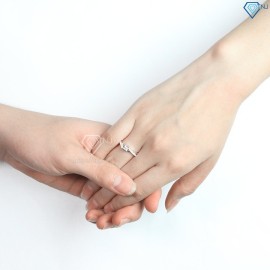 Nhẫn đôi bạc nhẫn cặp bạc đẹp ND0396- Trang Sức TNJ