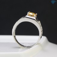 Nhẫn nam đơn giản đính kim cương vàng nhân tạo 7.0mm - Kiểm định GRA NNAM0062 - Trang sức TNJ