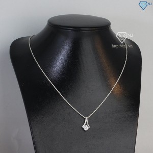 Quà 20 10 cho người yêu dây chuyền nữ Moissanite đính đá 6.0mm DCNM0001 - Trang sức TNJ