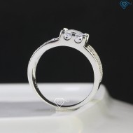 Nhẫn bạc nam mặt đá vuông phong cách NNA0537 - Trang sức TNJ