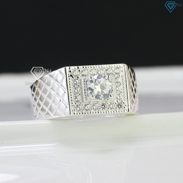 Nhẫn bạc nam đơn giản giá rẻ NNA0538 - Trang sức TNJ