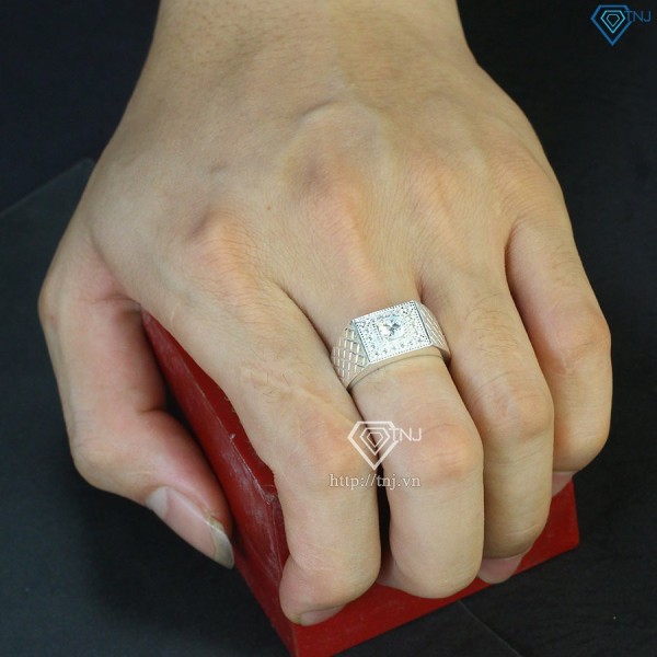Nhẫn bạc nam đơn giản giá rẻ NNA0538 - Trang sức TNJ