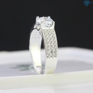 Nhẫn bạc nam đính đá đơn giản NNA0550 - Trang sức TNJ