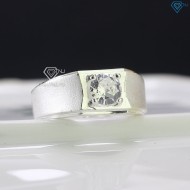 Nhẫn nam bạc đơn giản nhám NNA0556 - Trang sức TNJ