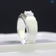 Nhẫn nam bạc đơn giản nhám 2 bên NNA0557 - Trang sức TNJ
